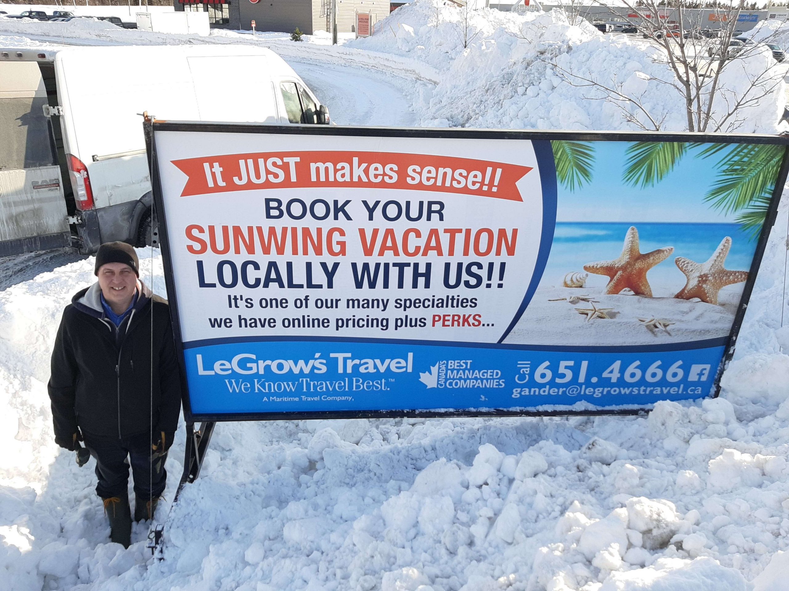 Sunving vacation sign